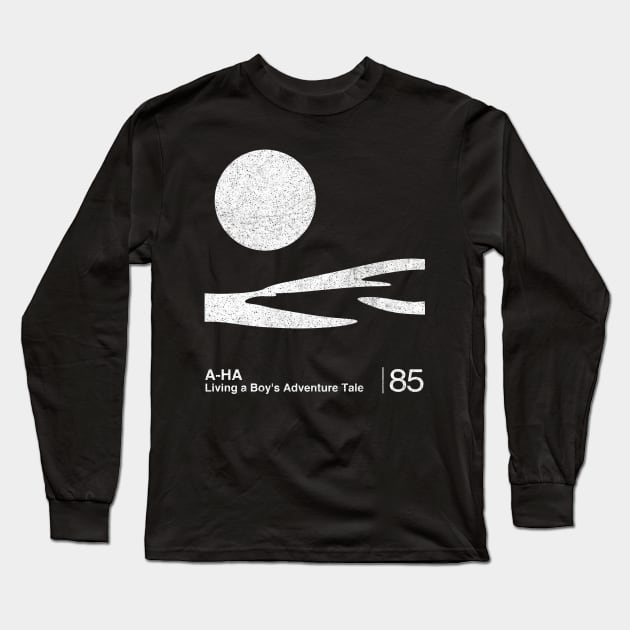 Living a Boy's Adventure Tale / Minimalist Graphic Artwork Design Long Sleeve T-Shirt by saudade